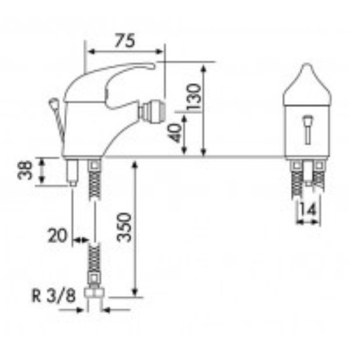 SOBIME SX50 Bidet Mixer – 95025000 - V.Demajo